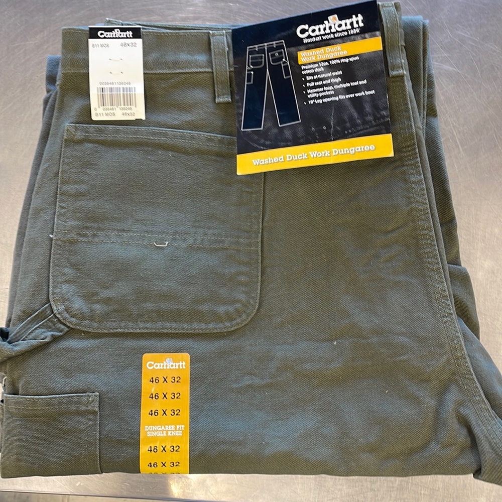 Carhartt B11 washed Duck Dungaree